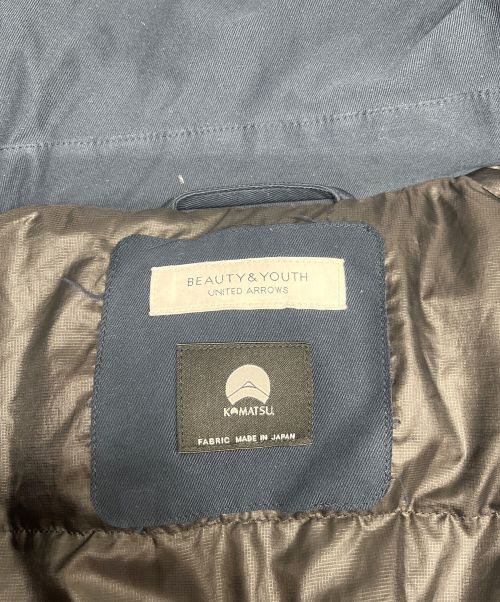 BEAUTY&YOUTH（ビューティーアンドユース）BEAUTY&YOUTH (ビューティーアンドユース) down coat ネイビー サイズ:Sの古着・服飾アイテム