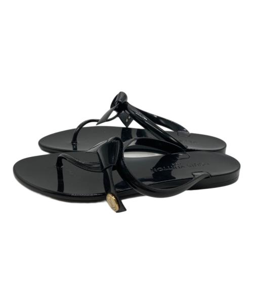 LOUIS VUITTON（ルイ ヴィトン）LOUIS VUITTON (ルイ ヴィトン) シースターラインラバーサンダル ブラック サイズ:35の古着・服飾アイテム