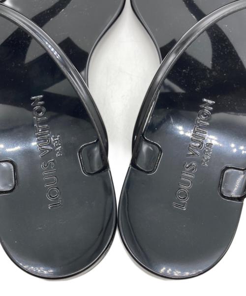 LOUIS VUITTON（ルイ ヴィトン）LOUIS VUITTON (ルイ ヴィトン) シースターラインラバーサンダル ブラック サイズ:35の古着・服飾アイテム