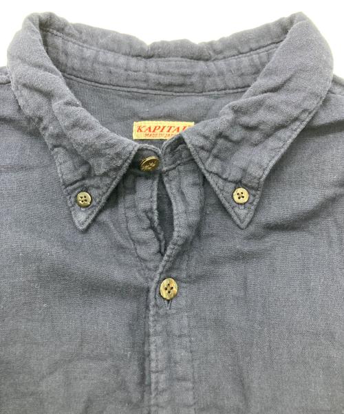 KAPITAL（キャピタル）KAPITAL (キャピタル) ガーゼシャツ ネイビー サイズ:Lの古着・服飾アイテム