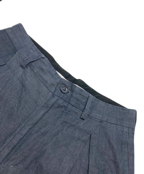 EEL（イール）EEL (イール) CTパンツ/ワンタック ワイドパンツ ネイビー サイズ:Ｓの古着・服飾アイテム
