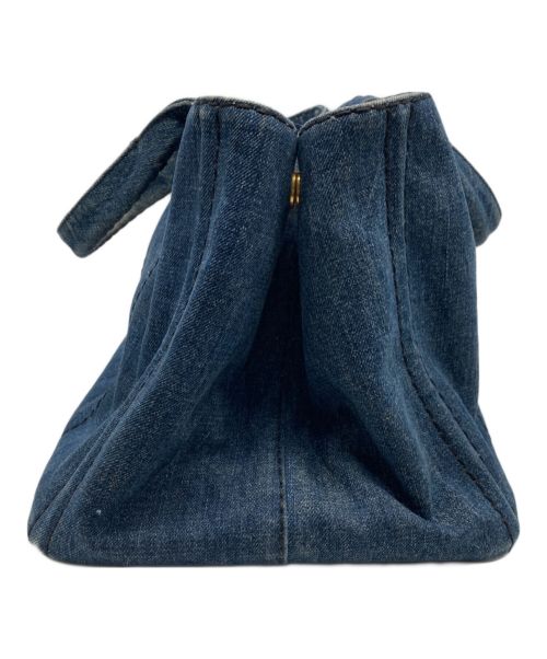 PRADA（プラダ）PRADA (プラダ) カナパ/デニムトートバッグ ブルーの古着・服飾アイテム