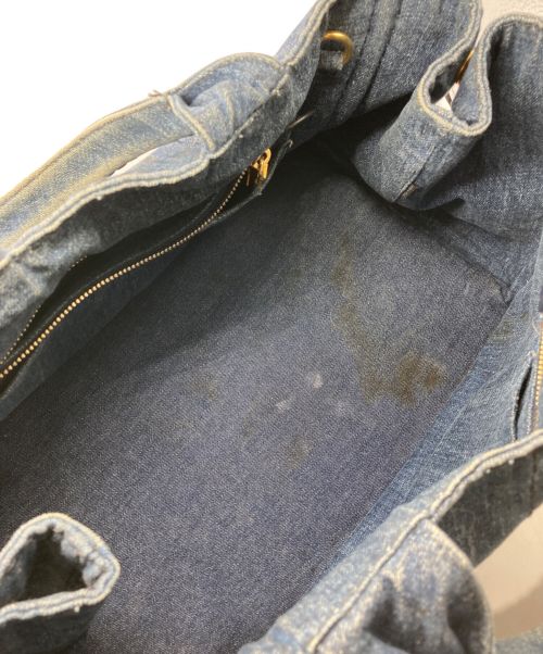 PRADA（プラダ）PRADA (プラダ) カナパ/デニムトートバッグ ブルーの古着・服飾アイテム