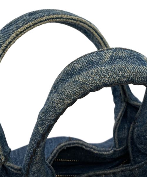 PRADA（プラダ）PRADA (プラダ) カナパ/デニムトートバッグ ブルーの古着・服飾アイテム