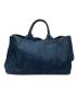 PRADA (プラダ) カナパ/デニムトートバッグ ブルー：27000円