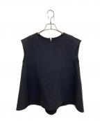 maison dolceメゾン ド ドルチェ）の古着「ノースリーブカットソー」｜ブラック