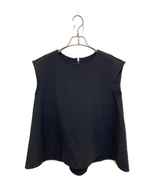 maison dolce（メゾン ド ドルチェ）maison dolce (メゾン ド ドルチェ) ノースリーブカットソー ブラック サイズ:FREEの古着・服飾アイテム