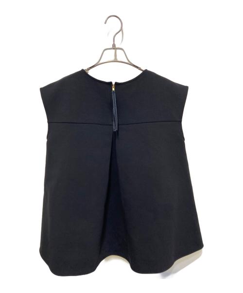 maison dolce（メゾン ド ドルチェ）maison dolce (メゾン ド ドルチェ) ノースリーブカットソー ブラック サイズ:FREEの古着・服飾アイテム