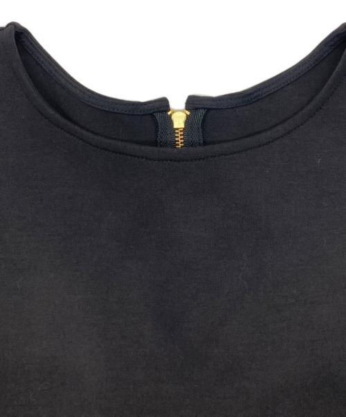 maison dolce（メゾン ド ドルチェ）maison dolce (メゾン ド ドルチェ) ノースリーブカットソー ブラック サイズ:FREEの古着・服飾アイテム