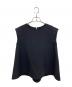 maison dolce（メゾン ド ドルチェ）の古着「ノースリーブカットソー」｜ブラック