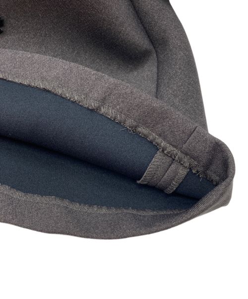 Heve（ヘイヴ）Heve (ヘイヴ) ベロアリボンスカート チャコールグレー サイズ:36 未使用品の古着・服飾アイテム