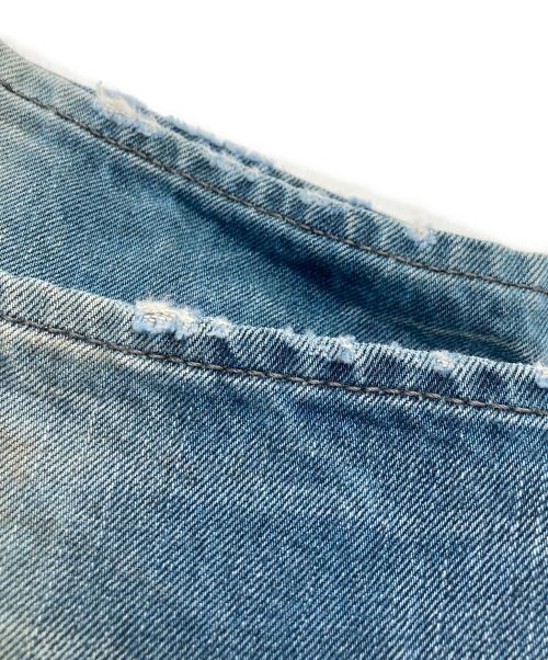 DIESEL（ディーゼル）DIESEL (ディーゼル) ダメージデニムパンツ ブルー サイズ:36の古着・服飾アイテム