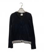 CHANELシャネル）の古着「ココマークボタンカーディガン」｜ブラック
