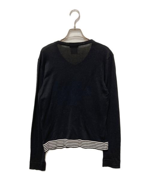 CHANEL（シャネル）CHANEL (シャネル) ココマークボタンカーディガン ブラック サイズ:40の古着・服飾アイテム
