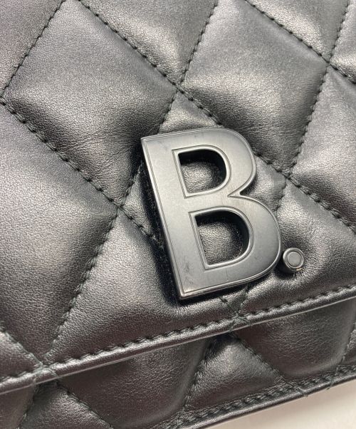 BALENCIAGA（バレンシアガ）BALENCIAGA (バレンシアガ) チェーンショルダーバッグ ブラックの古着・服飾アイテム
