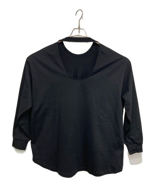 CLANE（クラネ）CLANE (クラネ) BACK OPEN HALTER NECK TOPS ブラック サイズ:2の古着・服飾アイテム