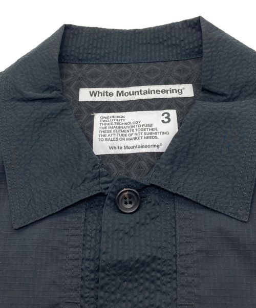 WHITE MOUNTAINEERING（ホワイトマウンテ二アニング）WHITE MOUNTAINEERING (ホワイトマウンテ二アニング) BDU SHIRT JACKET ブラック サイズ:3の古着・服飾アイテム