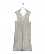 NOLLEY'S sophiノーリーズソフィー）の古着「ウォッシャブルニットメルトンジャンスカ」｜アイボリー