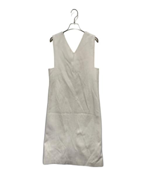 NOLLEY'S sophi（ノーリーズソフィー）NOLLEY'S sophi (ノーリーズソフィー) ウォッシャブルニットメルトンジャンスカ アイボリー サイズ:36の古着・服飾アイテム