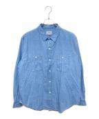 AMBIANCEアンビアンス）の古着「シャンブレーシャツ」｜ブルー