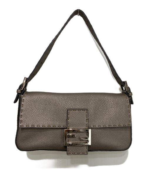 FENDI（フェンディ）FENDI (フェンディ) セレリアマンマバケットハンドバッグ グレーの古着・服飾アイテム