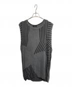 DIESELディーゼル）の古着「ノースリーブカットソー」｜グレー