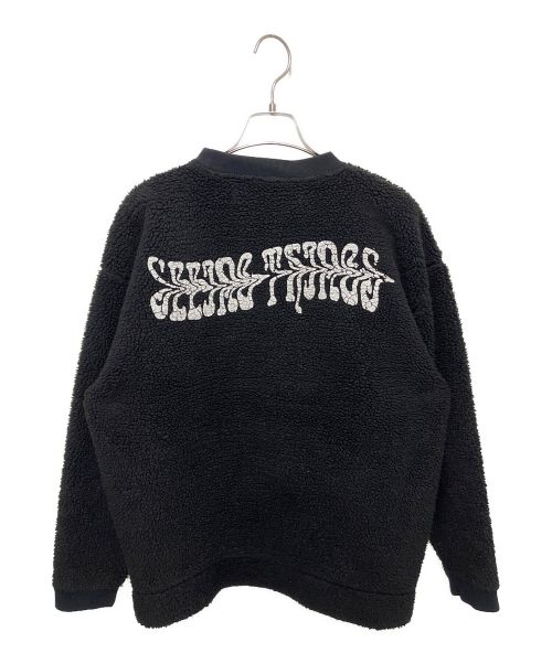 OFFWHITE（オフホワイト）OFFWHITE (オフホワイト) ボアスウェット ブラック サイズ:XSの古着・服飾アイテム