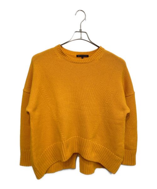 23区（ニジュウサンク）23区 (ニジュウサンク) ウールカシミヤブレンドバルキー エディターズ ニット イエロー サイズ:38の古着・服飾アイテム