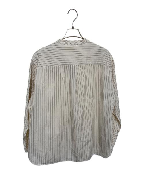 23区 MY STANDARD（ニジュウサンク）23区 MY STANDARD (ニジュウサンク) CANCLINI バンドカラー シャツ ベージュ サイズ:46の古着・服飾アイテム
