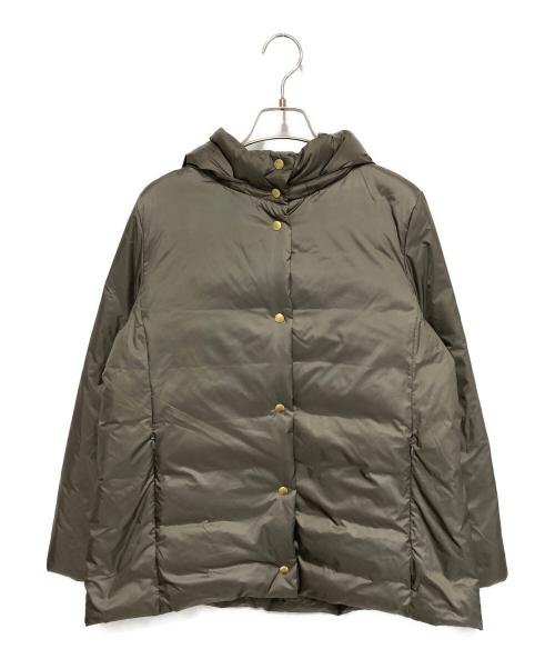 NOLLEY'S（ノーリーズ）NOLLEY'S (ノーリーズ) ウォッシャブルライトダウンコート オリーブ サイズ:38の古着・服飾アイテム