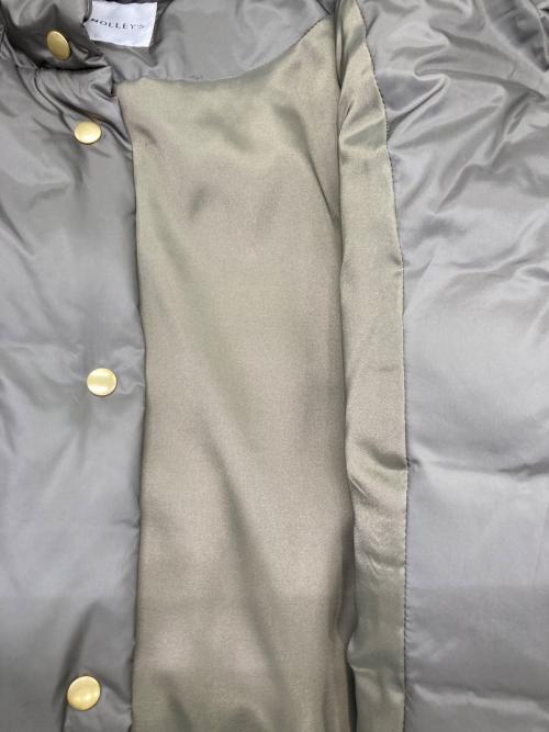 NOLLEY'S（ノーリーズ）NOLLEY'S (ノーリーズ) ウォッシャブルライトダウンコート オリーブ サイズ:38の古着・服飾アイテム