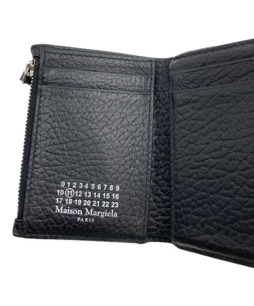 Maison Margiela（メゾンマルジェラ）Maison Margiela (メゾンマルジェラ) グレインレザースリーフォールドウォレットの古着・服飾アイテム