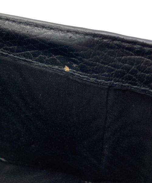 Maison Margiela（メゾンマルジェラ）Maison Margiela (メゾンマルジェラ) グレインレザースリーフォールドウォレットの古着・服飾アイテム