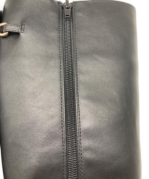 HER LIP TO（ハーリップトゥ）HER LIP TO (ハーリップトゥ) BACK BIT KNEE BOOTS / ロングブーツ ブラック サイズ:37の古着・服飾アイテム