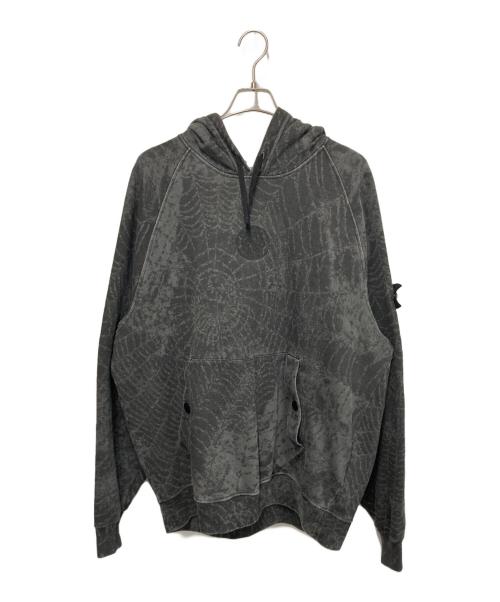 STONE ISLAND（ストーンアイランド）STONE ISLAND (ストーンアイランド) SUPREME (シュプリーム) Hooded Sweatshirt グレー サイズ:XLの古着・服飾アイテム