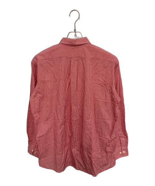 CHAPS RALPH LAUREN（チャップス ラルフローレン）CHAPS RALPH LAUREN (チャップス ラルフローレン) ポロベア刺繍長袖シャツ レッド サイズ:Lの古着・服飾アイテム