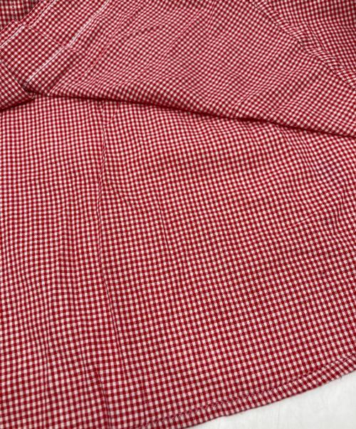 CHAPS RALPH LAUREN（チャップス ラルフローレン）CHAPS RALPH LAUREN (チャップス ラルフローレン) ポロベア刺繍長袖シャツ レッド サイズ:Lの古着・服飾アイテム