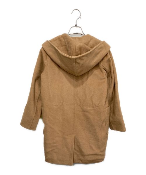 MaxMara（マックスマーラ）MaxMara (マックスマーラ) フード付きガウンコート ベージュ サイズ:34の古着・服飾アイテム