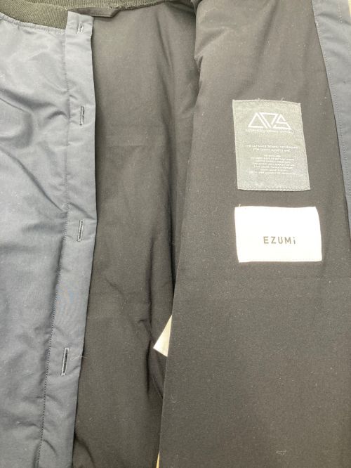 EZUMI（エズミ）EZUMI (エズミ) サイドプリーツダウンジャケット ネイビー サイズ:1の古着・服飾アイテム