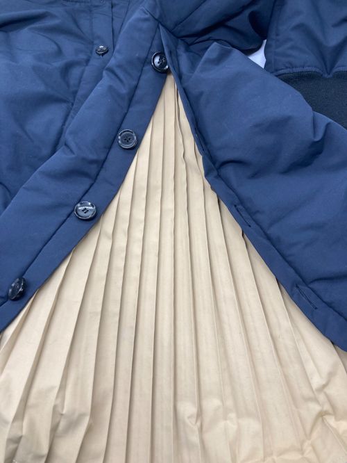 EZUMI（エズミ）EZUMI (エズミ) サイドプリーツダウンジャケット ネイビー サイズ:1の古着・服飾アイテム