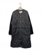 RAY BEAMSレイ ビームス）の古着「キルティング袖キリカエコート」｜ブラック