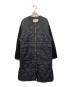 RAY BEAMS（レイ ビームス）の古着「キルティング袖キリカエコート」｜ブラック