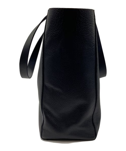 MICHAEL KORS（マイケルコース）MICHAEL KORS (マイケルコース) Hudson Pebbled Leather Tote Bag ブラックの古着・服飾アイテム