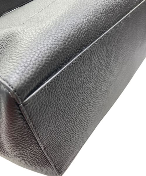 MICHAEL KORS（マイケルコース）MICHAEL KORS (マイケルコース) Hudson Pebbled Leather Tote Bag ブラックの古着・服飾アイテム