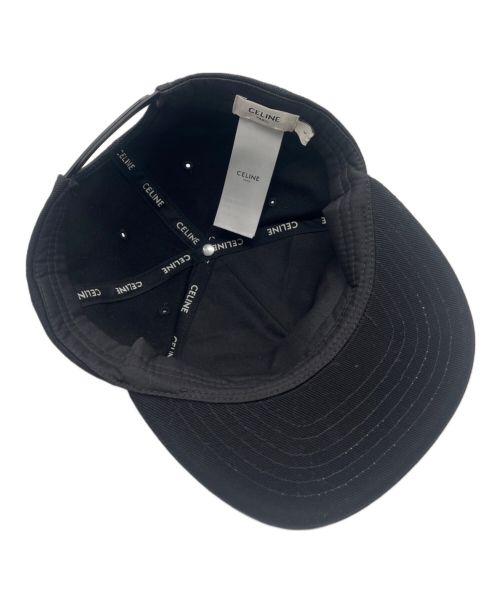CELINE（セリーヌ）CELINE (セリーヌ) イニシャル Cロゴワッペンスナップバックキャップ サイズ:Lの古着・服飾アイテム