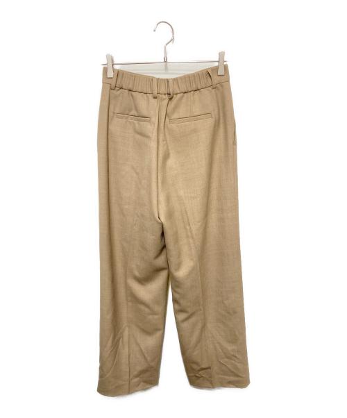 NOLLEY'S sophi（ノーリーズソフィー）NOLLEY'S sophi (ノーリーズソフィー) ウォッシャブルTWワンタックワイドパンツ ベージュ サイズ:38の古着・服飾アイテム
