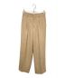 NOLLEY'S sophi（ノーリーズソフィー）の古着「ウォッシャブルTWワンタックワイドパンツ」｜ベージュ