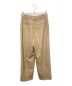 NOLLEY'S sophi (ノーリーズソフィー) ウォッシャブルTWワンタックワイドパンツ ベージュ サイズ:38：3980円