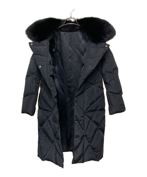 DAMA collection（ダーマコレクション）DAMA collection (ダーマコレクション) SAGAフォックスダウンコート  ブラック サイズ:11ARの古着・服飾アイテム