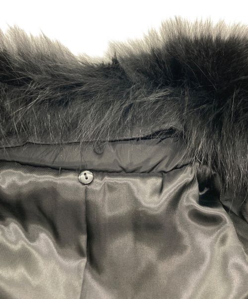 DAMA collection（ダーマコレクション）DAMA collection (ダーマコレクション) SAGAフォックスダウンコート  ブラック サイズ:11ARの古着・服飾アイテム